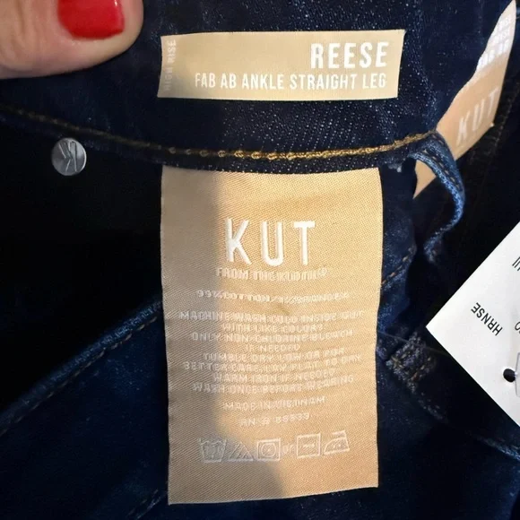 Kut from the Kloth Reese Fab Ab Ankle straight • NWT • Women’s size 6 - Picture 6 of 8